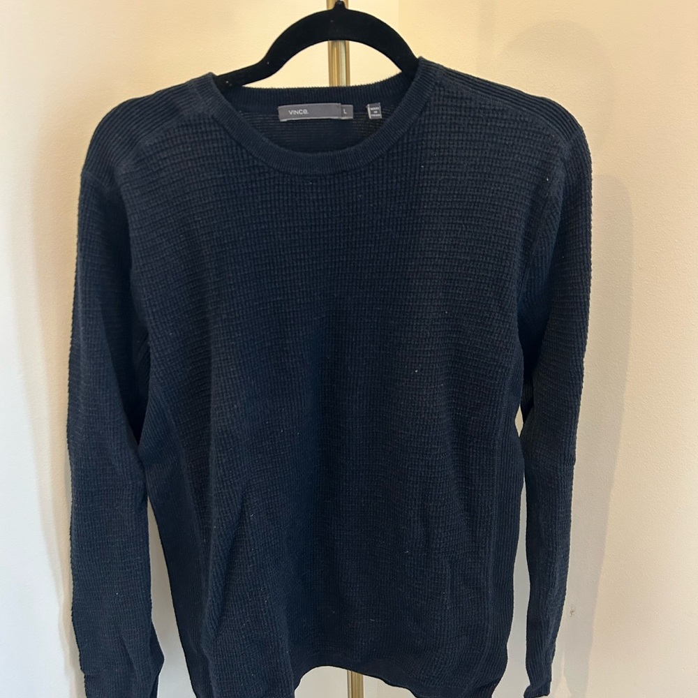 Vince Camuto Black Long Sleeve Tee